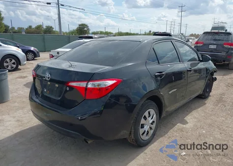 2015 Toyota Corolla L from USA, damaged, VIN 5YFBURHE6FP303042